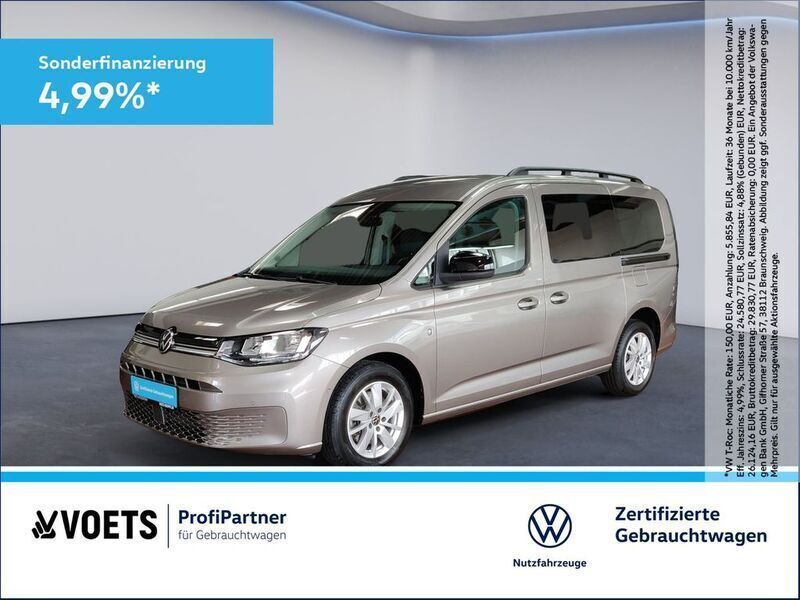 Mojave beige metallic Gebraucht 2021 VW Caddy Maxi Life Life Van / Kleinbus | 35.380 € (Fairer Preis) - Bild 1/4