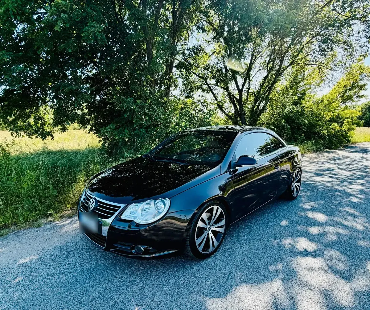 Gebraucht VW Eos 140 PS (102 kW) 2008 Schwarz Cabrio