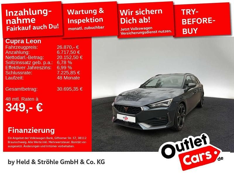 Gebraucht Cupra Leon VZ 245 PS (180 kW) 2022 "magnetic tech" metallic Kombi