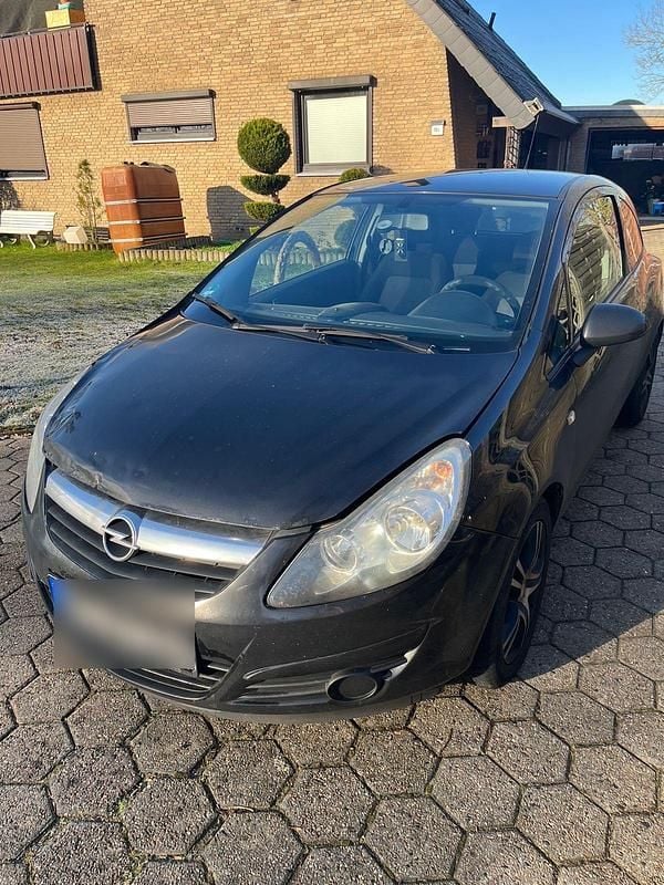 Schwarz Gebraucht 2009 Opel Corsa Coupé | 950 € (Superpreis) - Bild 1/4