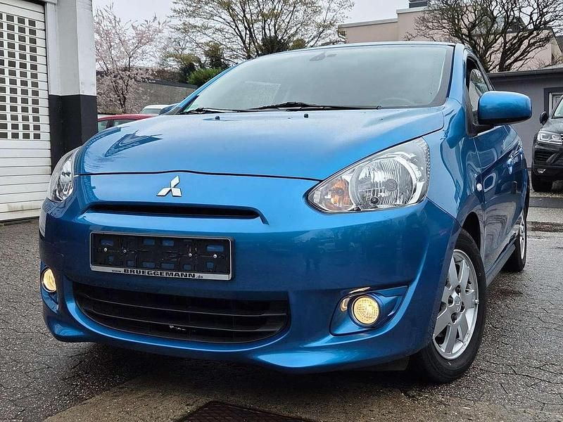 Gebraucht Mitsubishi Space Star Top 80 PS (58 kW) 2015 Atollblau (p) Kleinwagen