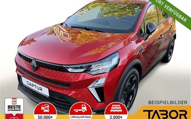 Dezirrot metallic + black pea Gebraucht 2024 Renault Captur Techno SUV | 26.176 € (Fairer Preis) - Bild 1/4