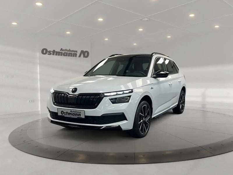Moonweiss metallic Gebraucht 2021 Skoda Kamiq Monte Carlo SUV | 21.350 € (Guter Preis) - Bild 1/4