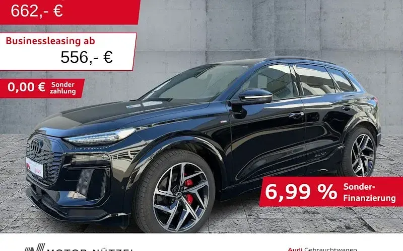 Gebraucht Audi Q6 e-tron S-Line 285 kW (388 PS) 2025 Mythosschwarz metallic SUV