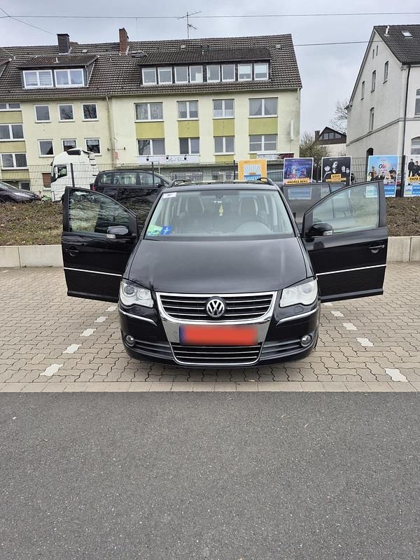 Gebraucht VW Touran Highline 170 PS (125 kW) 2008 Schwarz Van / Kleinbus