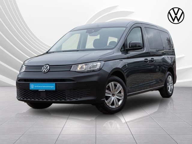 Gebraucht VW Caddy Maxi Basis 114 PS (83 kW) 2022 Grau (indiumgrau metallic) Van / Kleinbus