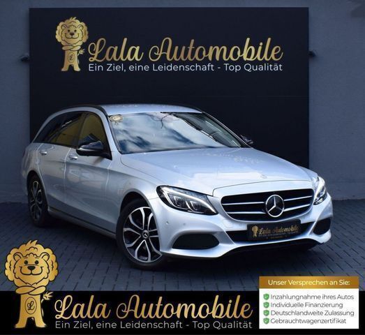 Silber Gebraucht 2016 Mercedes C220 Night Kombi | 19.980 € - Bild 1/4