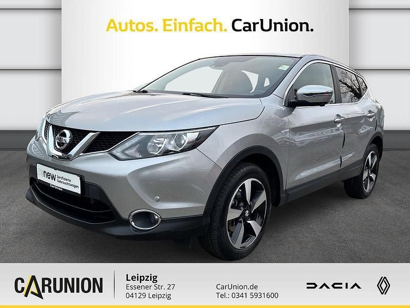 Silver metallic Gebraucht 2017 Nissan Qashqai N-Connecta SUV | 14.490 € (Guter Preis) - Bild 1/2