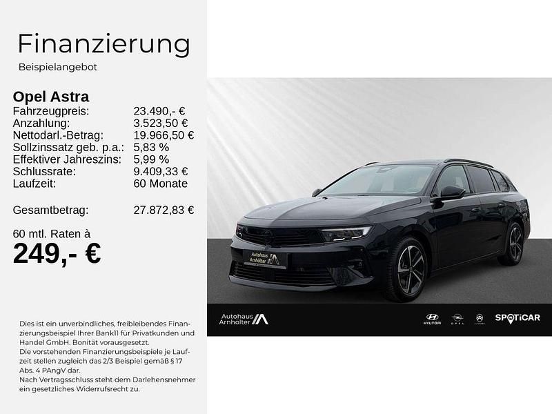 Gebraucht Opel Astra S 131 PS (96 kW) 2025 Schwarz Kombi