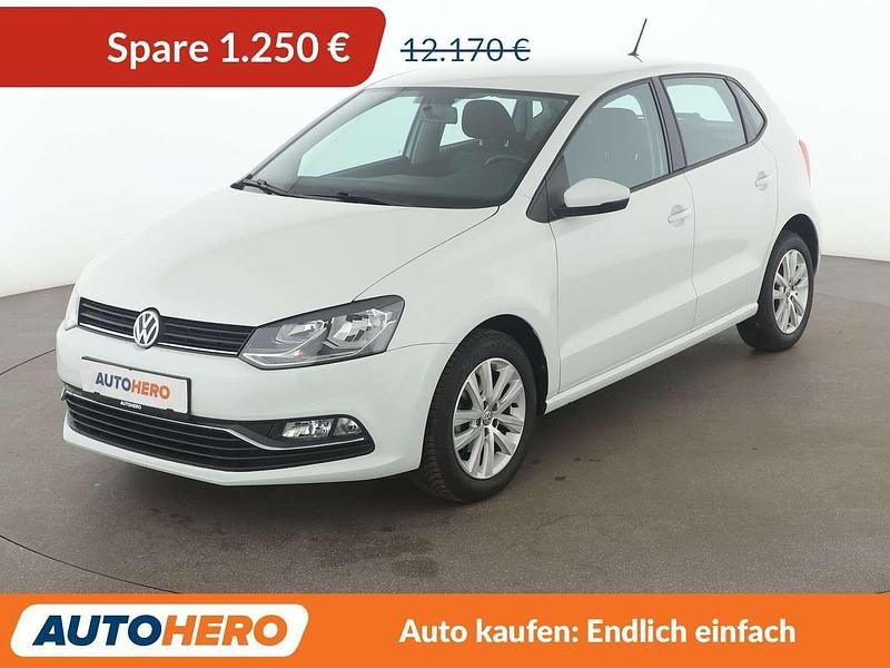 Pure white Gebraucht 2016 VW Polo Comfortline Kleinwagen | 10.920 € (Fairer Preis) - Bild 1/3