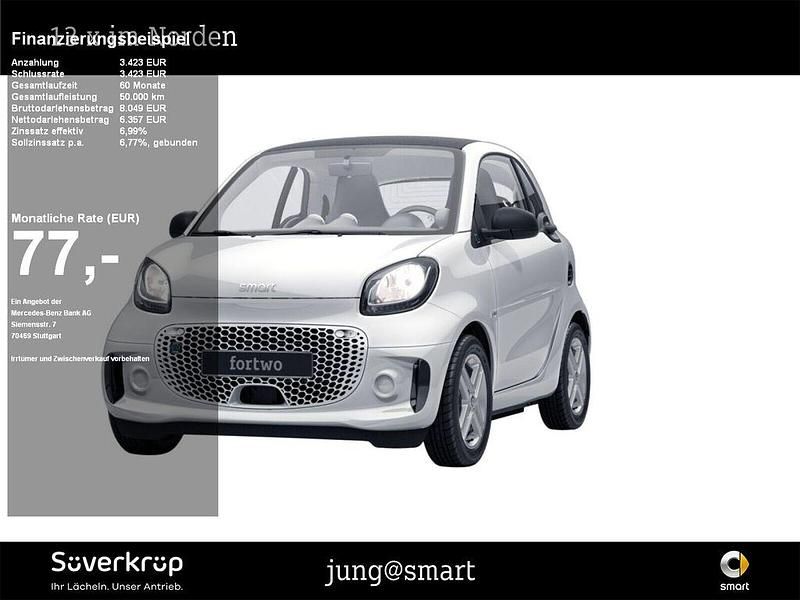 Weiß Gebraucht 2021 Smart ForTwo Electric Drive Coupé | 9.780 € (Fairer Preis) - Bild 1/2