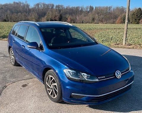 Gebraucht VW Golf VII Join 131 PS (96 kW) 2019 Blau Kombi
