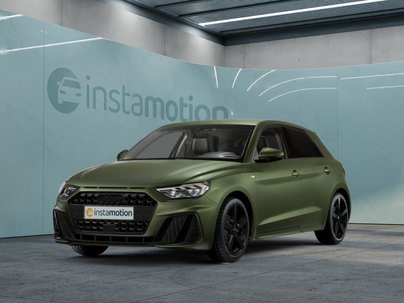 Grün Gebraucht 2024 Audi A1 Sportback S-Line Kleinwagen | 27.490 € (Teuer) - Bild 1/3
