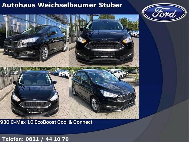 Schwarz Gebraucht 2019 Ford C-MAX Cool & Connect Van / Kleinbus | 16.900 € (Teuer) - Bild 1/4