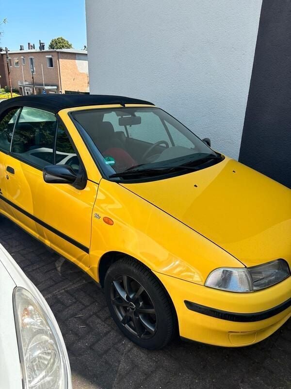 Gelb Gebraucht 1999 Fiat Punto Cabriolet Cabrio | 2.450 € - Bild 1/4