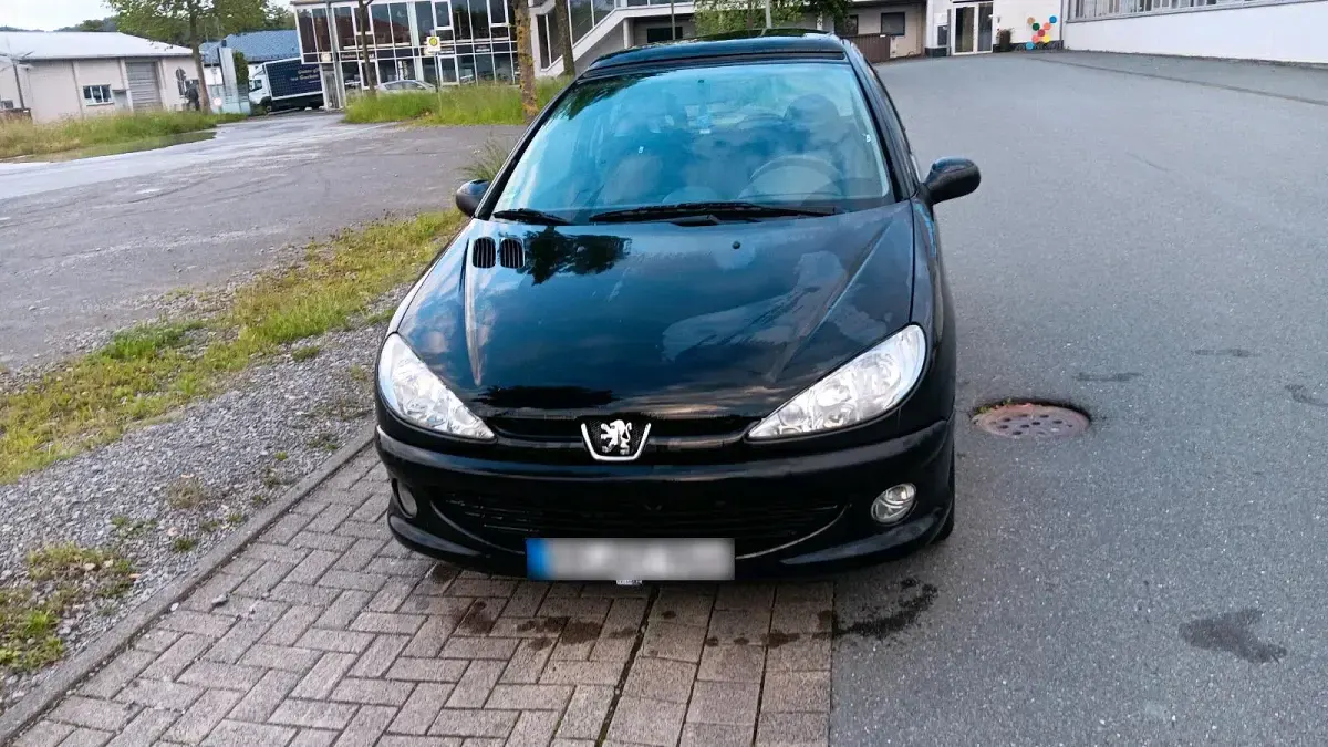 Gebraucht Peugeot 206 65 PS (47 kW) 2004 Schwarz Kleinwagen