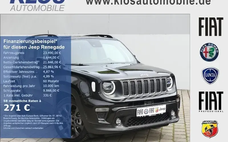 Gebraucht Jeep Renegade 131 PS (96 kW) 2024 Schwarz SUV