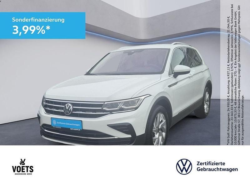 Weiß Gebraucht 2021 VW Tiguan Elegance SUV | 28.995 € (Guter Preis) - Bild 1/4
