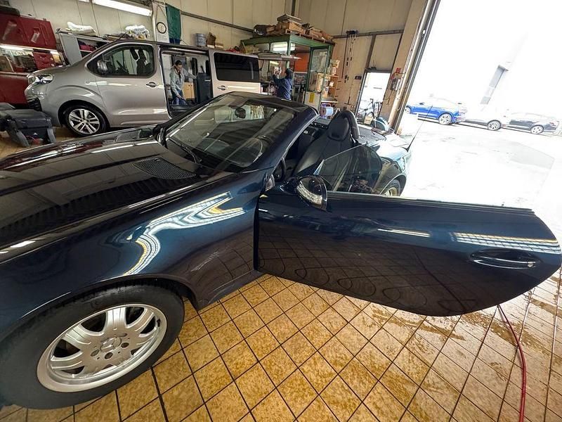 Gebraucht Mercedes SLK200 163 PS (119 kW) 2005 Blau Cabrio