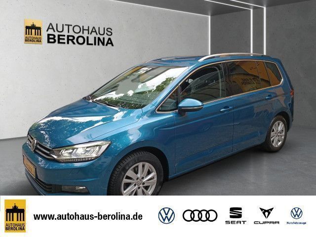 Caribbean blue metallic Gebraucht 2019 VW Touran Highline Van / Kleinbus | 22.888 € (Guter Preis) - Bild 1/4