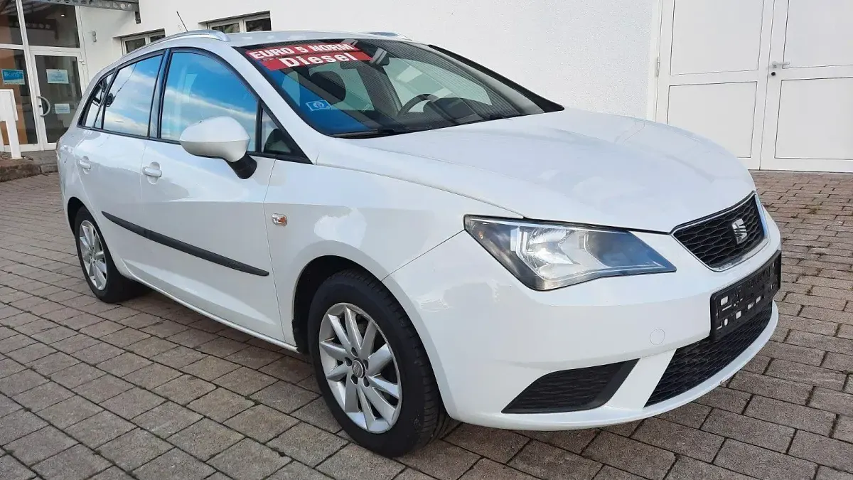 Gebraucht Seat Ibiza ST Style 75 PS (55 kW) 2013 "nevada" weiss Kombi