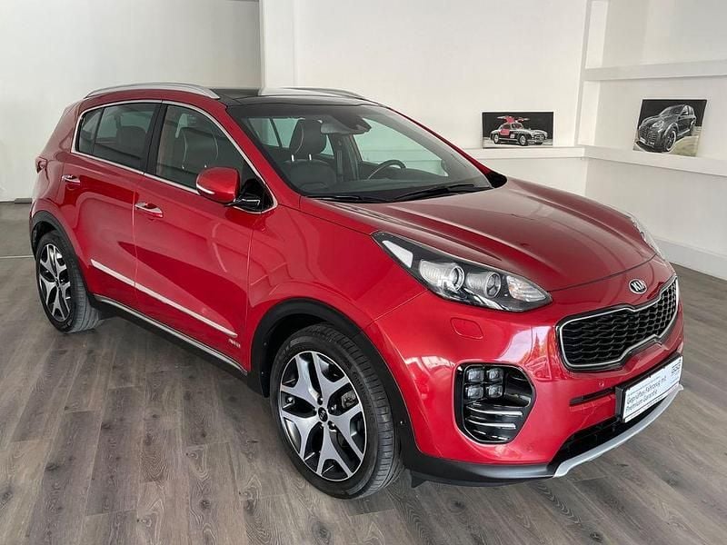 Rot Gebraucht 2016 Kia Sportage GT-Line SUV | 15.990 € (Guter Preis) - Bild 1/4