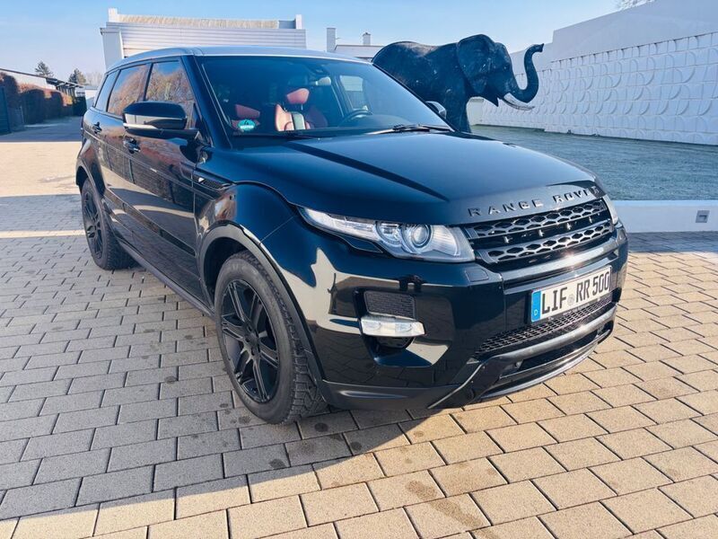 Schwarz Gebraucht 2012 Land Rover Range Rover evoque Dynamic SUV | 11.111 € (Fairer Preis) - Bild 1/4