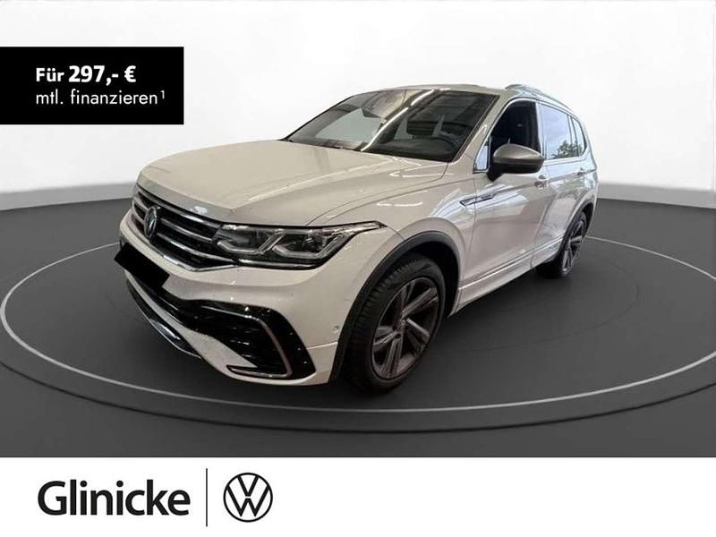 Pure white Gebraucht 2024 VW Tiguan Allspace R-line SUV | 35.870 € (Guter Preis) - Bild 1/2