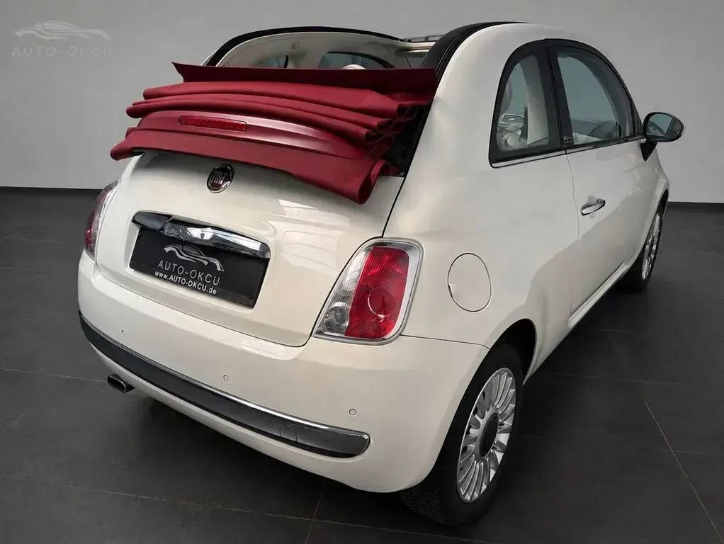 Gebraucht Fiat 500 Lounge 69 PS (50 kW) 2011 Weiß Cabrio