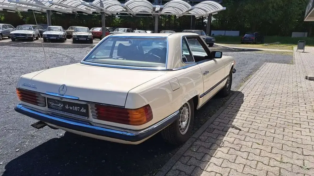 Gebraucht Mercedes SL450 218 PS (160 kW) 1976 Hellelfenbein Cabrio