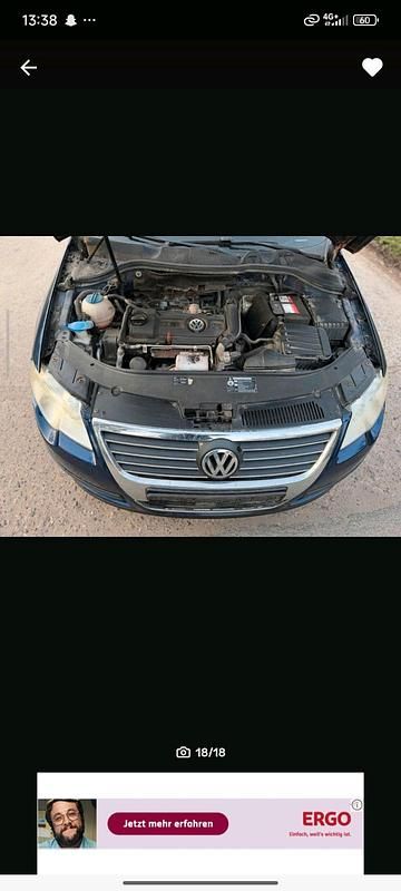 Usata VW Passat 122 CV (89 kW) 2008 Blu Station wagon