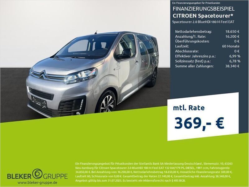 Stahlgrau Gebraucht 2021 Citroën Spacetourer Feel Van | 34.850 € (Guter Preis) - Bild 1/3
