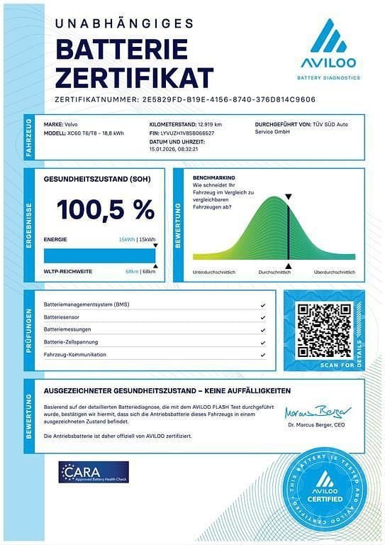 Gebraucht Volvo XC60 Plus 349 PS (256 kW) 2024 Onyx black / metallic SUV