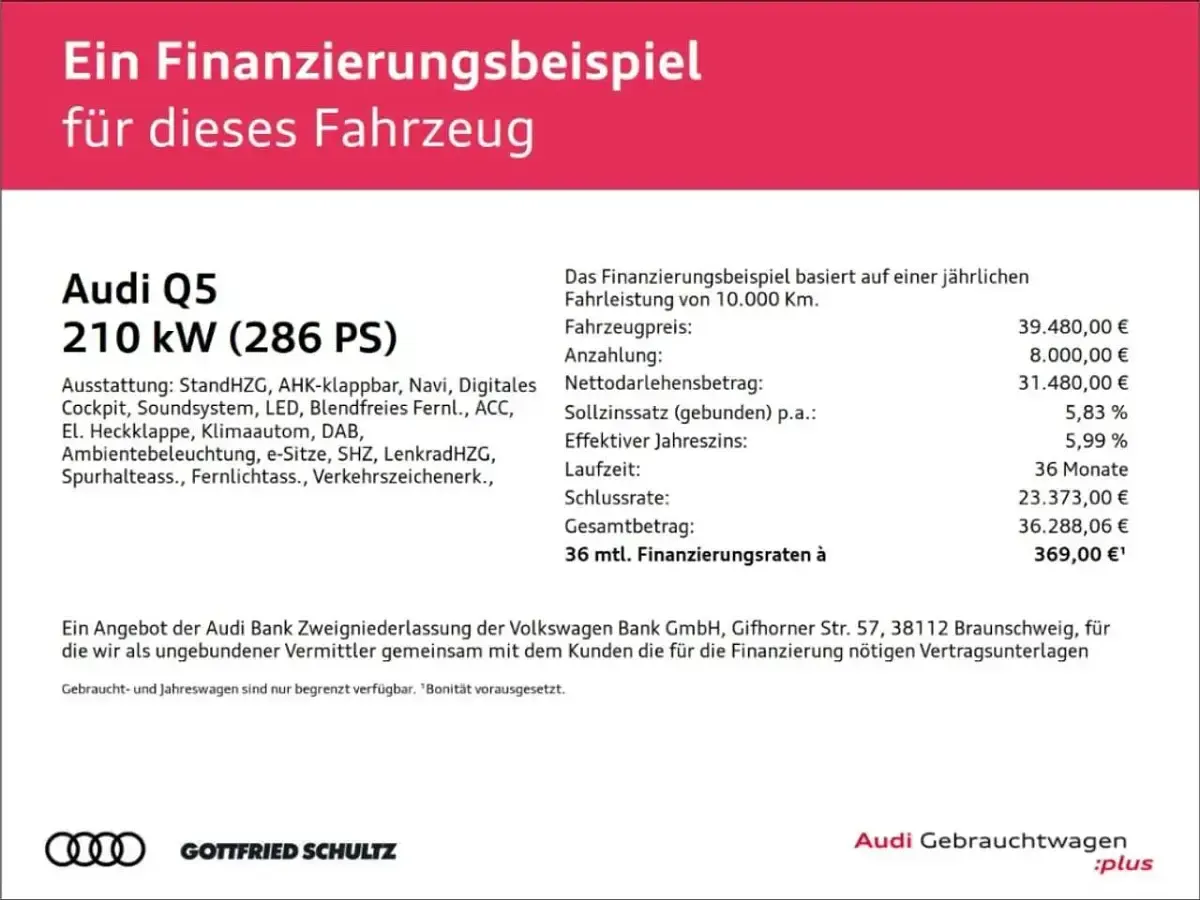 Gebraucht Audi Q5 Sportback Advanced 286 PS (210 kW) 2022 Grau SUV