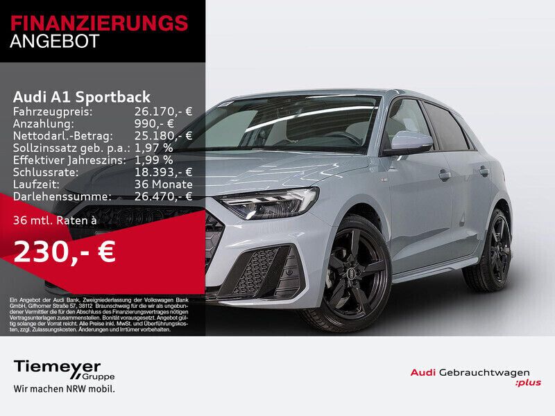 Pfeilgrau perleffekt Gebraucht 2024 Audi A1 Sportback S-Line Kleinwagen | 27.470 € (Etwas zu teuer) - Bild 1/4
