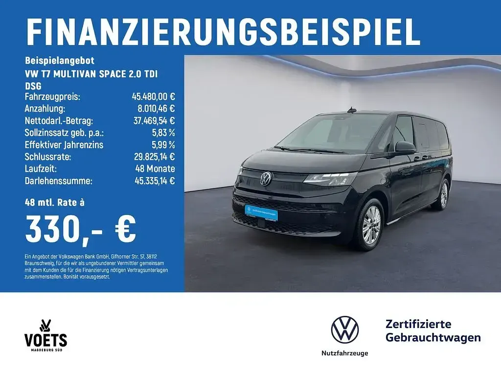 Gebraucht VW T7 150 PS (110 kW) 2025 Schwarz Van