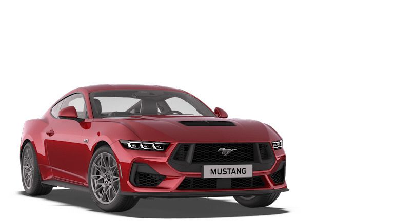 Lucid red metallic Neu 2024 Ford Mustang GT | 63.650 € (Fairer Preis) - Bild 1/1