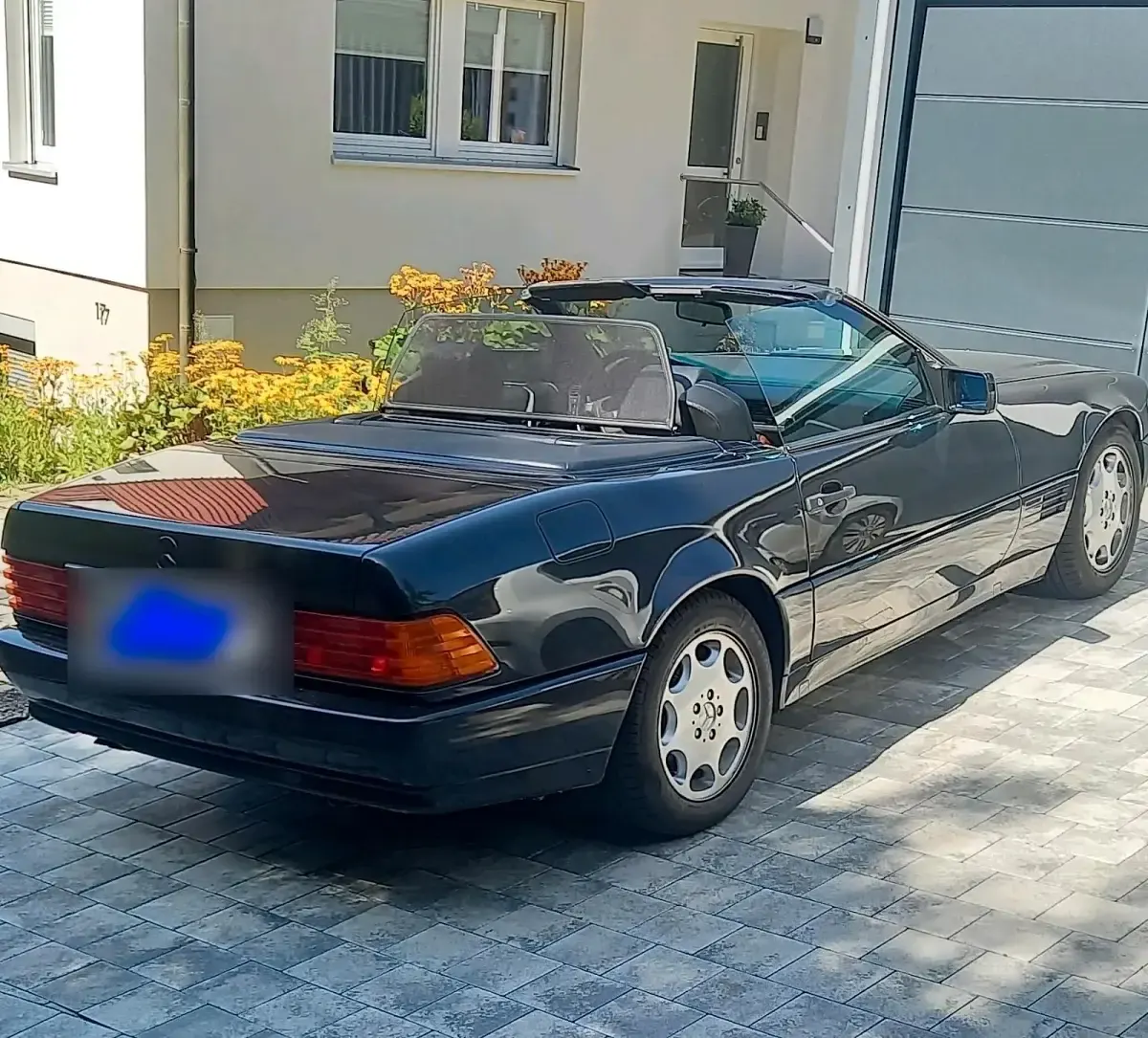 Gebraucht Mercedes SL300 190 PS (139 kW) 1992 Schwarz Cabrio