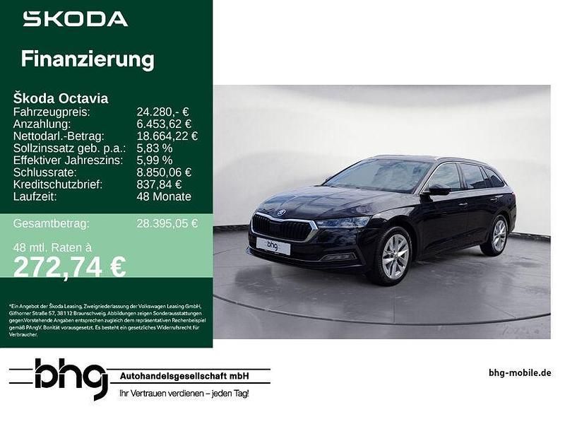 Schwarz Gebraucht 2022 Skoda Octavia Style Kombi | 24.280 € (Fairer Preis) - Bild 1/4