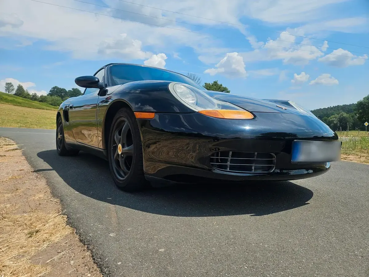 Gebraucht Porsche Boxster 220 PS (161 kW) 2000 Schwarz Cabrio