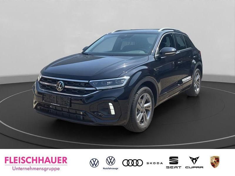 Schwarz Gebraucht 2025 VW T-Roc R-line SUV | 34.900 € (Fairer Preis) - Bild 1/4