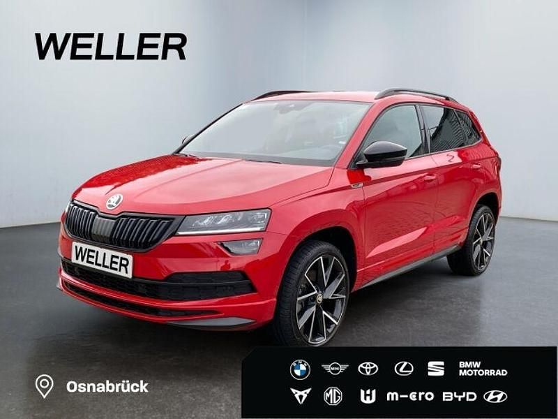 Rot Gebraucht 2021 Skoda Karoq SportLine SUV | 26.990 € (Fairer Preis) - Bild 1/3