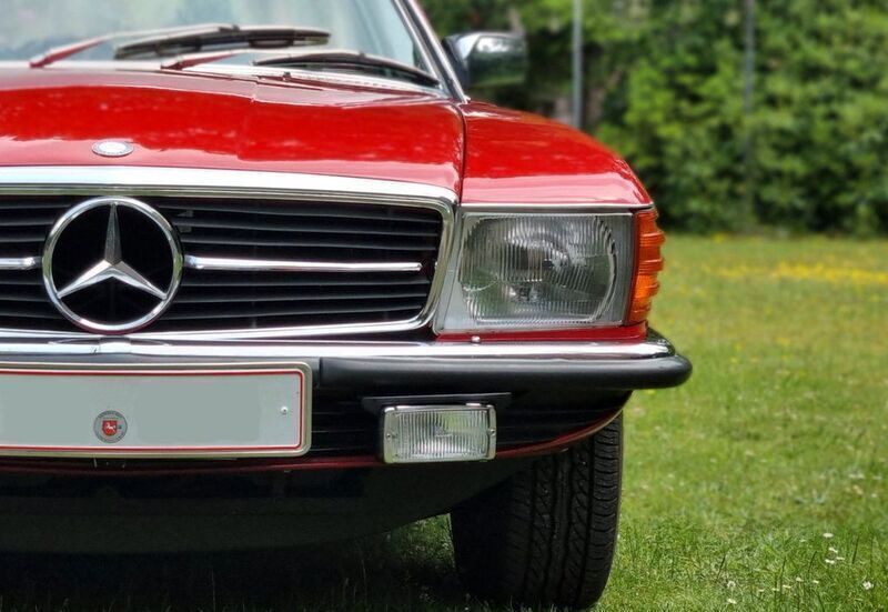 Rot Gebraucht 1978 Mercedes SL450 Cabrio | 20.900 € - Bild 1/4