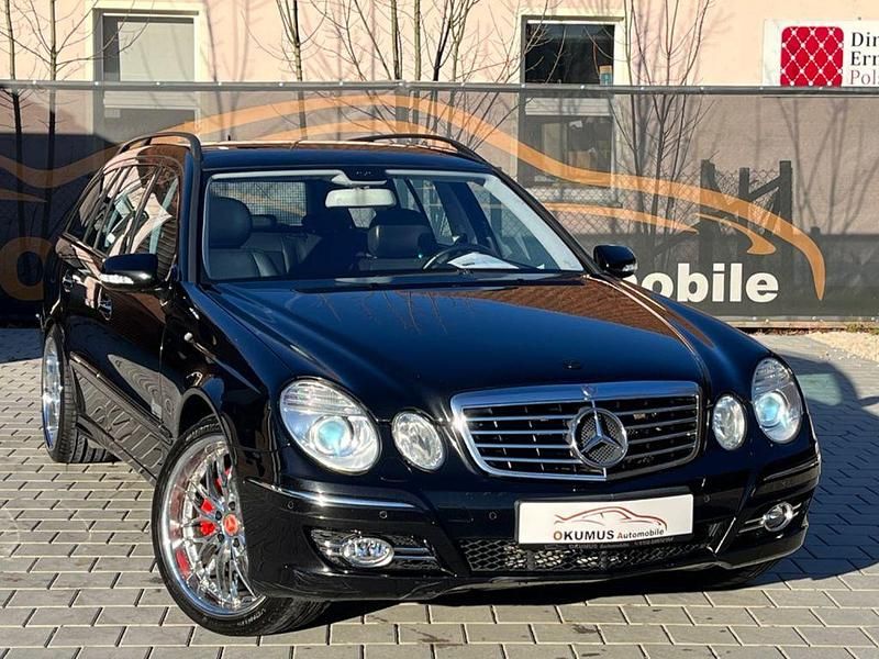 Schwarz Gebraucht 2008 Mercedes E350 Avantgarde Limousine | 5.999 € (Guter Preis) - Bild 1/4