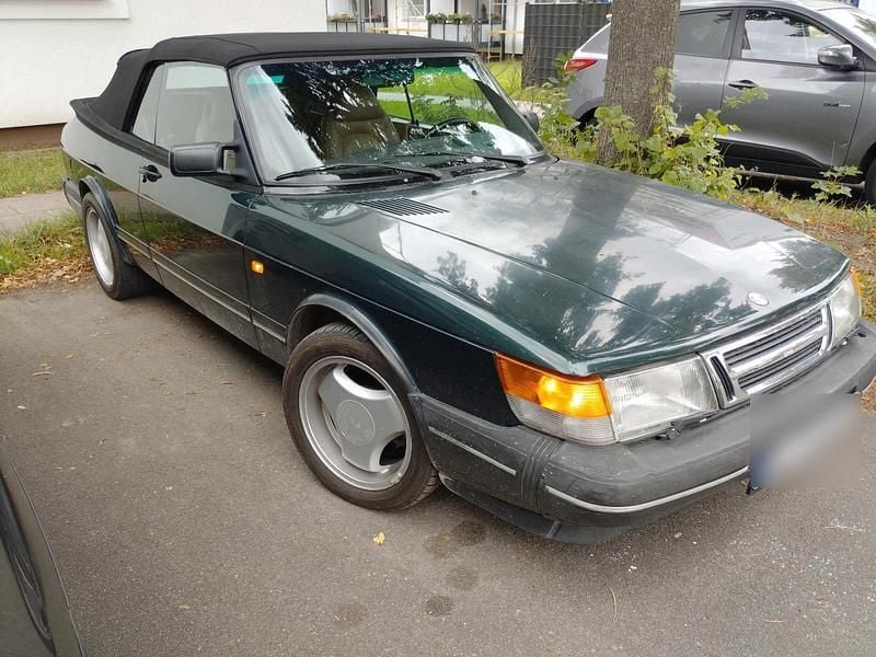 Grün Gebraucht 1992 Saab 900 Cabriolet Cabrio | 15.900 € - Bild 1/4