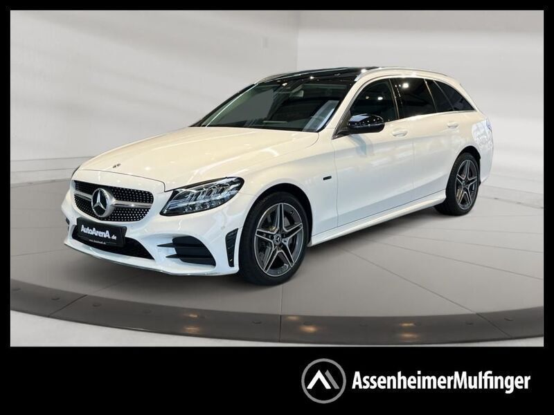 Weiß Gebraucht 2020 Mercedes C300e Exclusive Limousine | 26.443 € (Fairer Preis) - Bild 1/2