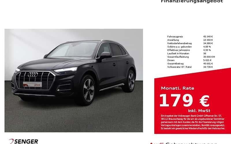 Schwarz Gebraucht 2022 Audi Q5 Ambiente SUV | 45.340 € (Etwas zu teuer) - Bild 1/4