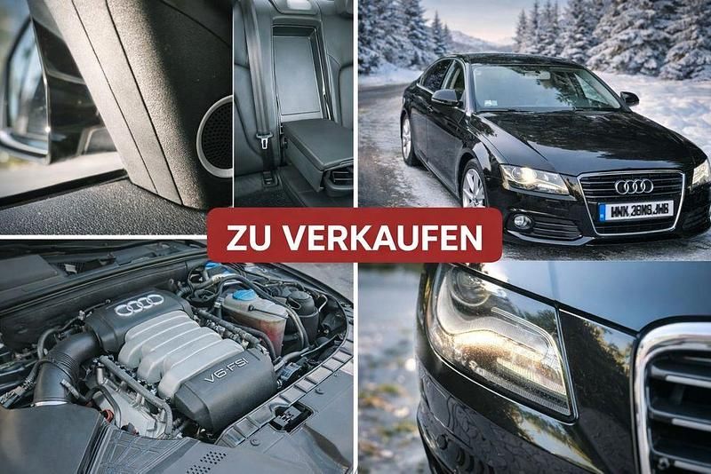 Schwarz Gebraucht 2009 Audi A4 Ambiente Limousine | 10.200 € (Fairer Preis) - Bild 1/4