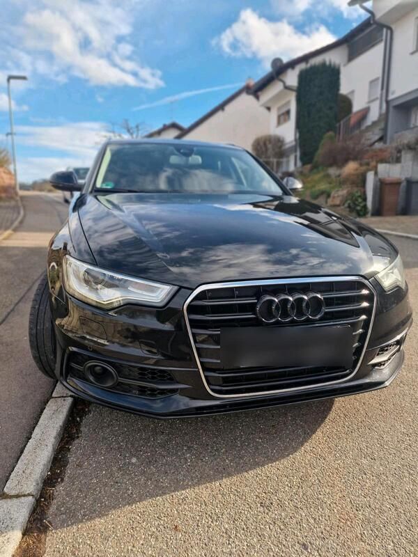 Schwarz Gebraucht 2013 Audi A6 S-Line Kombi | 9.550 € (Superpreis) - Bild 1/4