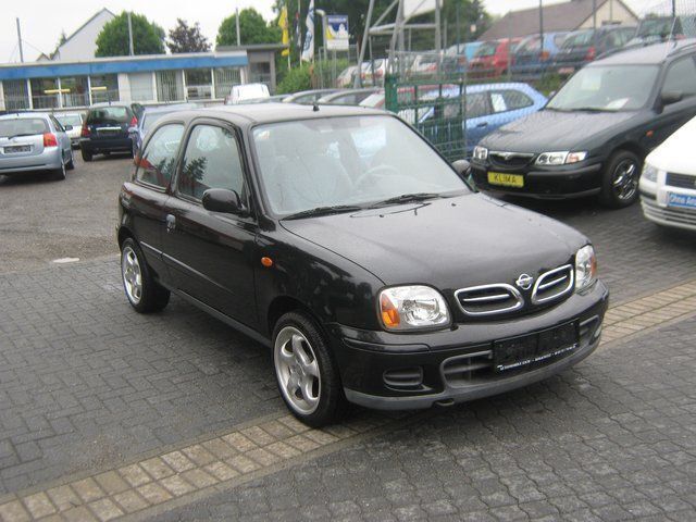 Schwarz Gebraucht 2002 Nissan Micra Kleinwagen | 3.490 € (Fairer Preis) - Bild 1/4